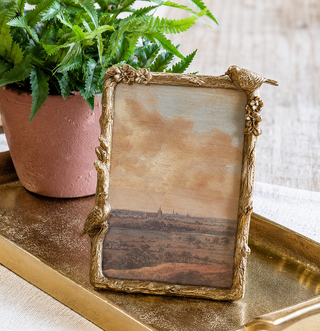 Pewter Photo Frame 6"