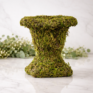 Cottage Moss Pedestal Planter