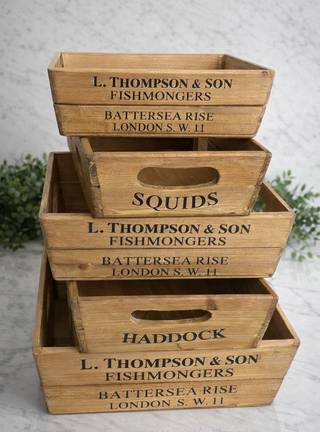 Fishmongers Crate Collection - Set of 5