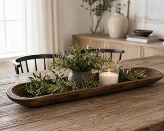 Baguette Medium Dough Bowl - Non Candle Worthy (Brown or White) - 30 "