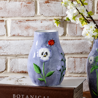 Summer Floral Vase - 6.75"