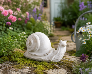 Cement Garden Snail - 12"