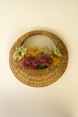Woven Vine Wall Basket