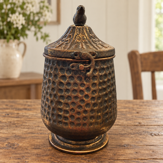 Golden Cottage Keepsake Canister - Medium