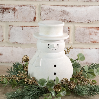 Terracotta Snowman