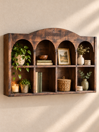 Reclaimed Wood Wall Cubby - 31.5"