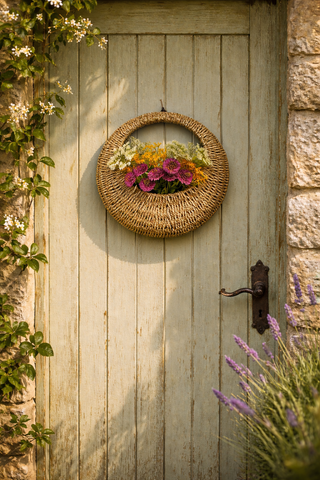 Woven Vine Wall Basket