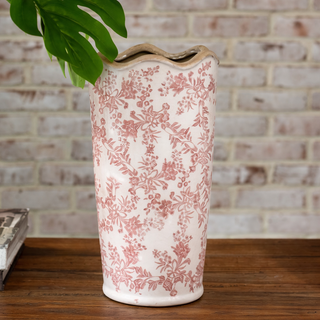 Rose Heirloom Vase - 12.25"