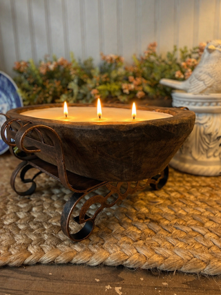 Stand - used for the 3 Wick Dough Bowl Candle