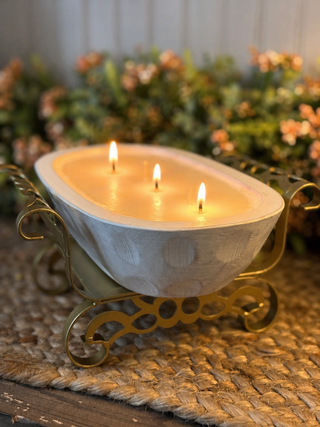 Stand - used for the 3 Wick Dough Bowl Candle
