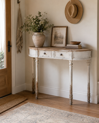 Weathered Grace Entry Table