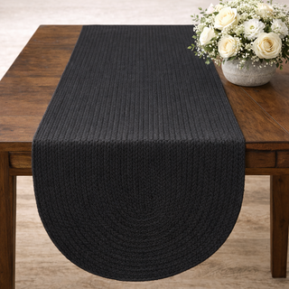 Essex Table Runner - 54"L - Black