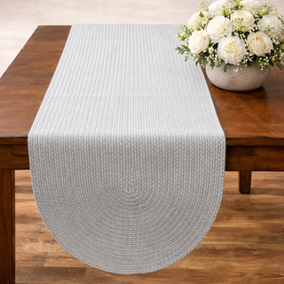 Essex Table Runner 54" - Blue Mist