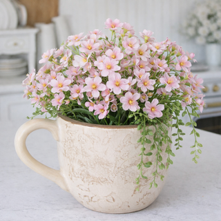 Heirloom Tea Cup Planter - Beige