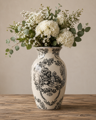 Versailles Garden Toile Vase
