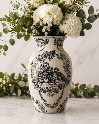 Versailles Garden Toile Vase