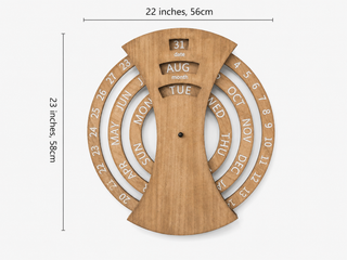 Wooden Perpetual Calendar