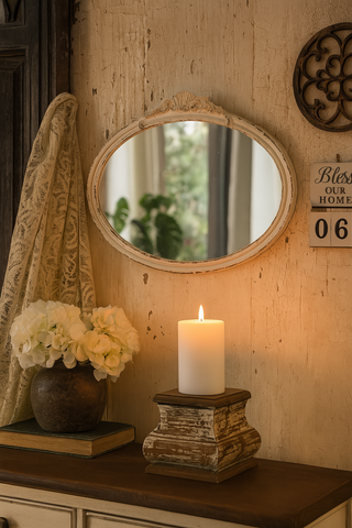Villa Scroll Mirror