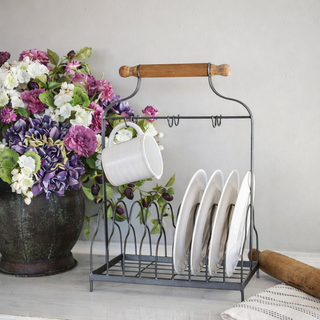 Tabletop Plate & Cup Rack