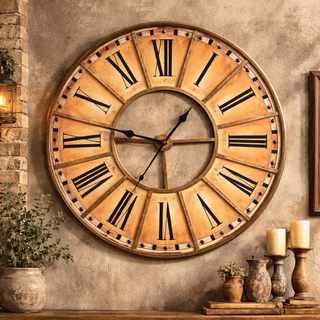 Gathered Home Oversized Wall Clock - 45"