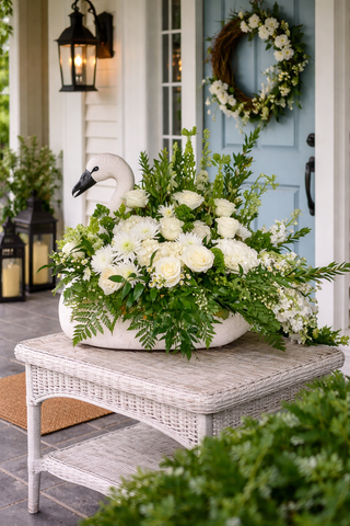 Rustic Cottage Swan