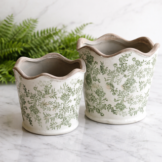 Verte Heirloom Planters - Set of 2