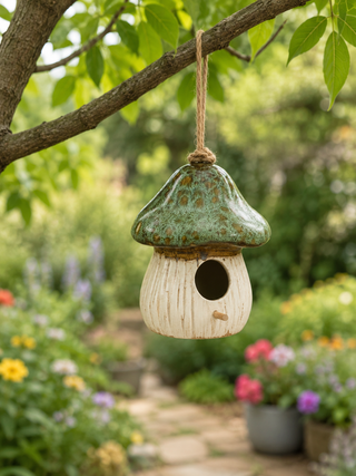 Mushroom Birdhouse