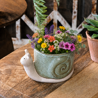 Secret Garden Snail Planter - 6"