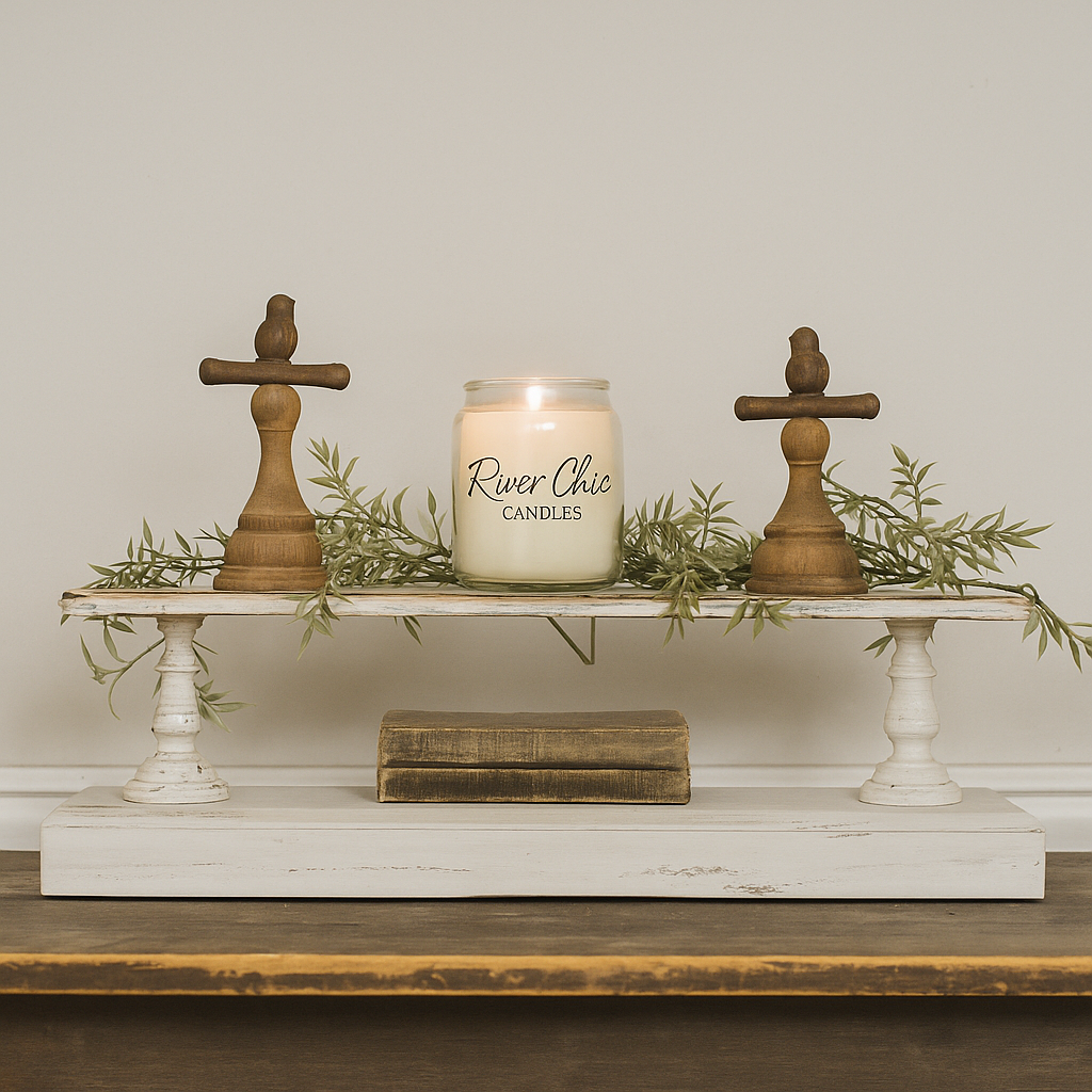 Distressed Two Tone Riser – River Chic Designs