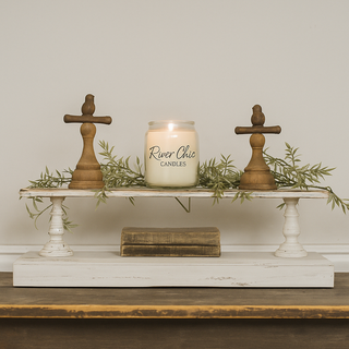 Distressed Two Tone Riser