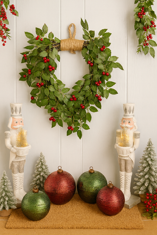 Holly Wreath w/ Berry | 18"