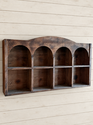 Reclaimed Wood Wall Cubby - 31.5"