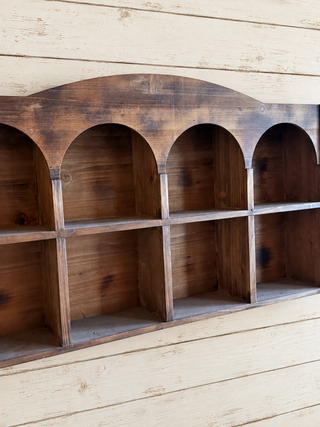 Reclaimed Wood Wall Cubby - 31.5"