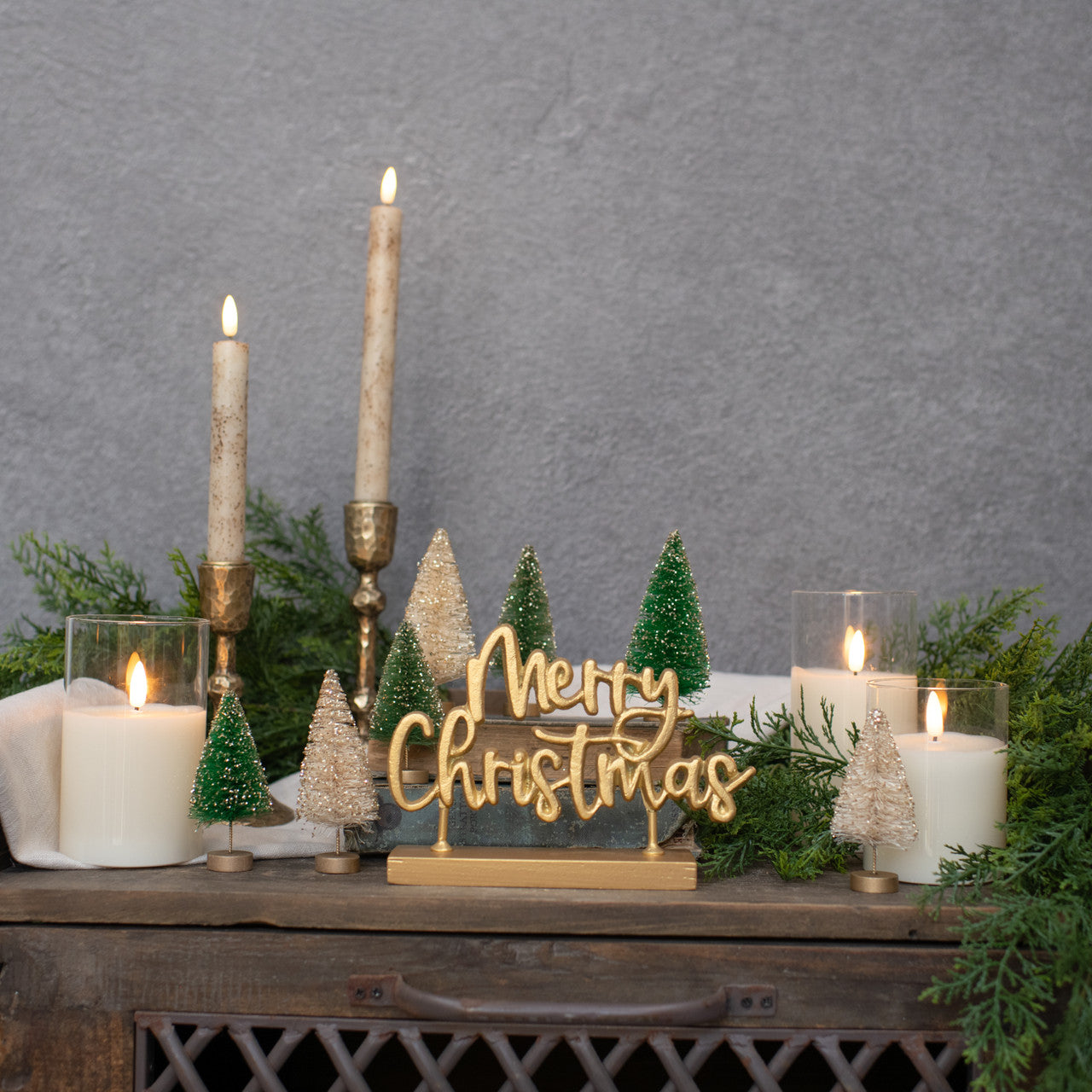 Merry Christmas Cutout Standing Sign