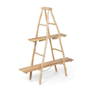 Natural Ladder Display Shelf