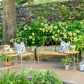 Roanoke Metal Porch Bench