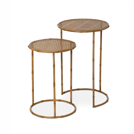 Roanoke Metal Occasional Nesting Tables, Set of 2