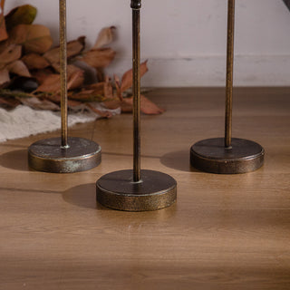 French Style Iron Floor Candle Holders - Medium