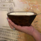 River Chic Candles - 2 Wick Small Mini - Indy Dough Bowl Candle - Barn Wood Brown
