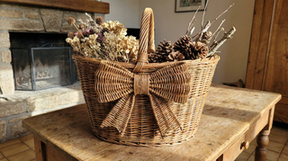 Willow Bow Market Basket