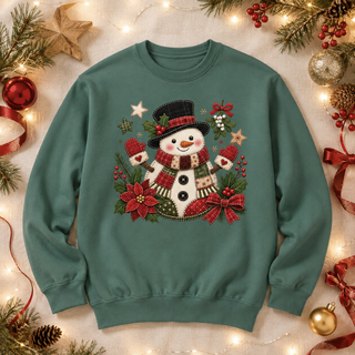 Festive Snowman Sweatshirt