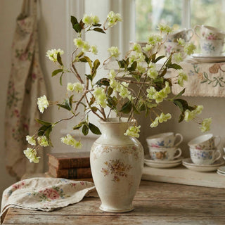 Green Cherry Blossom Branch - 35" (Set of 3)