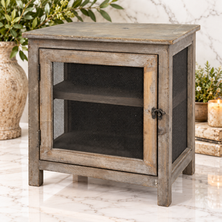 Vintage Style Farmhouse Pie Safe