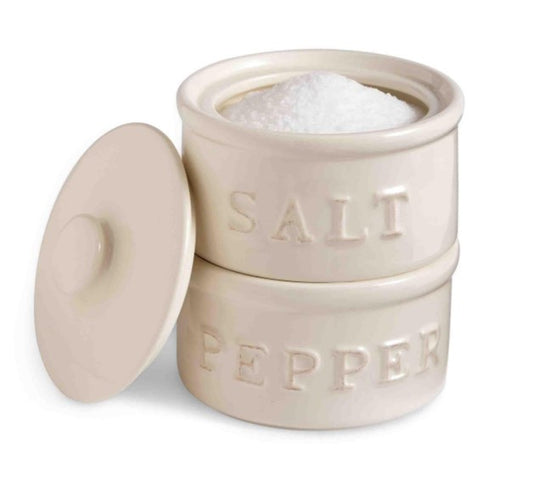 Stacked Salt & Pepper Cellar