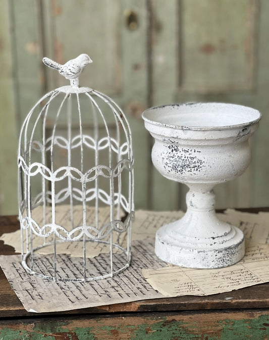 Wire Perch  | Cream | 17"