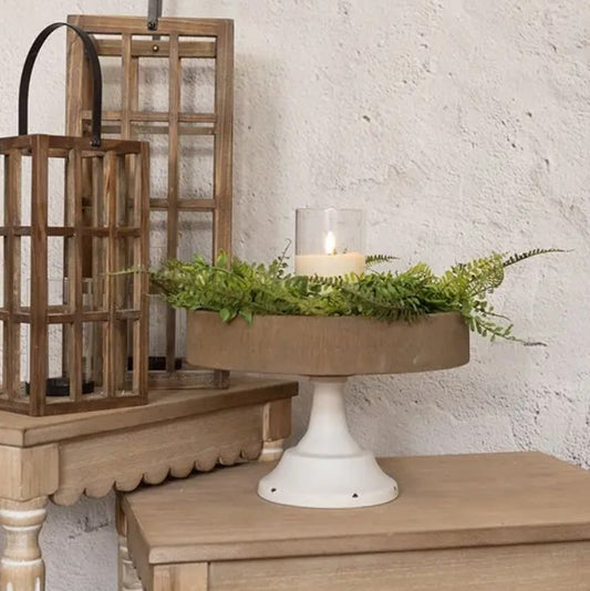 Two Tone Pedestal Stand