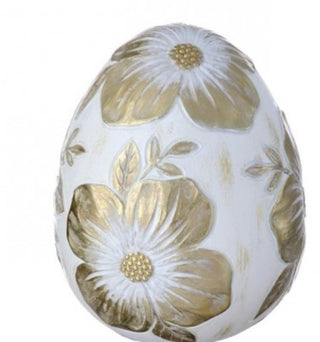 4.5" Resin Royal Dogwood Egg