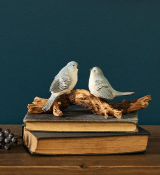 Blue Birds on Branch