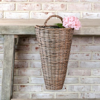 Tapered Willow Hanging Basket