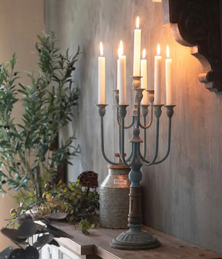 Rustic Gray Candelabra  (Coming Soon)